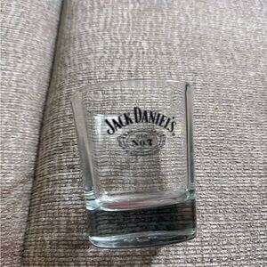 Jack Daniels Black and Clear Shot Glass